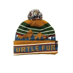 Turtle Fur Beanie Winter Outdoors Cap Mountains Logo Granola Hiking Camping
